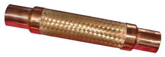 1 in. Bronze Sweat Flexible Connector (8 in. Length)