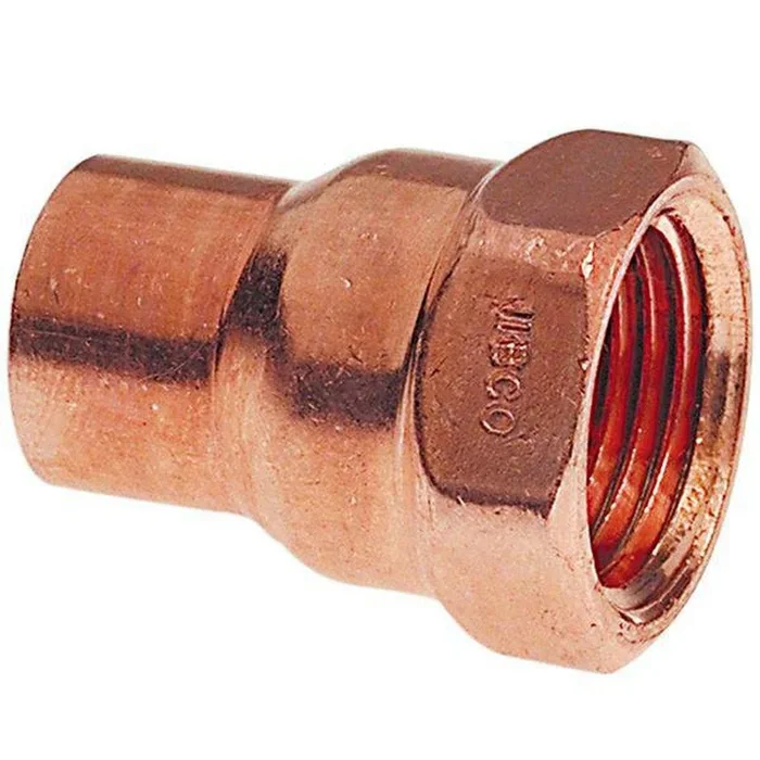 1 in. Copper Female Adapter (Clean & Bagged, 1-1/8 in. OD)