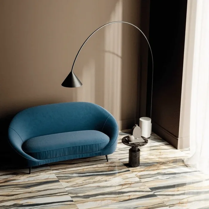 Abk Group Industrie Ceramiche Rettificato 60×120 Cm “Sensi 900 ” Oyster Gold Lux