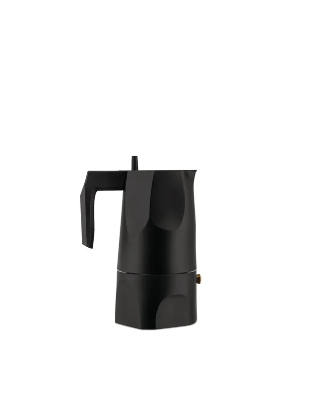 Alessi Ossidiana Caffettiera Espresso, 3 tazze