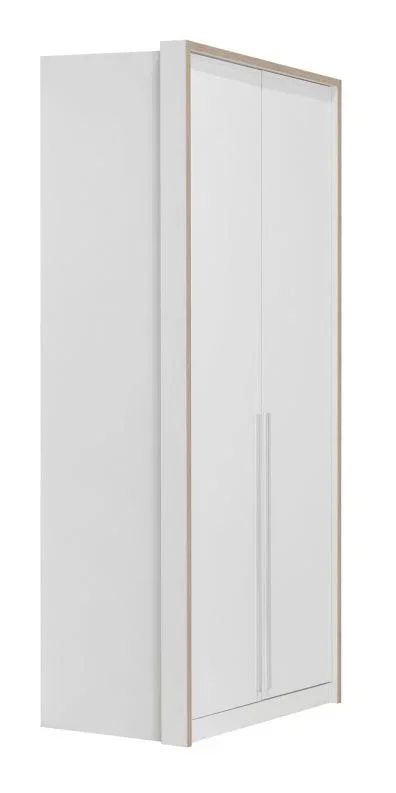 Armadio ad ante battenti “Cerdanyola” 03, rovere / bianco – 216 x 100 x 56 cm (h x l x p)