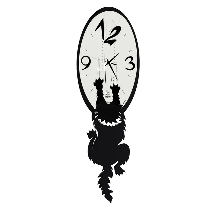 Arti & Mestieri Crazy Tommy Orologio da parete divertente