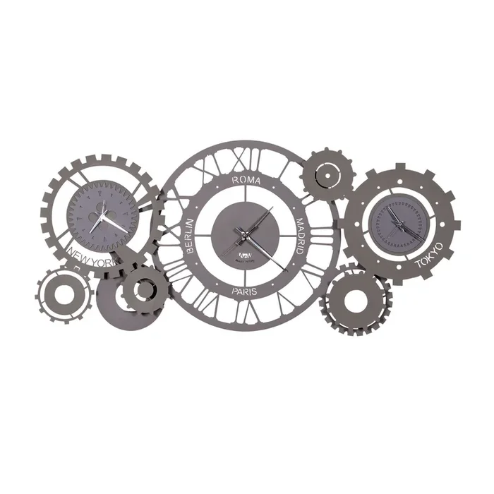 Arti & Mestieri Fuso Meccano Orologio da parete, sabbia e bronzo