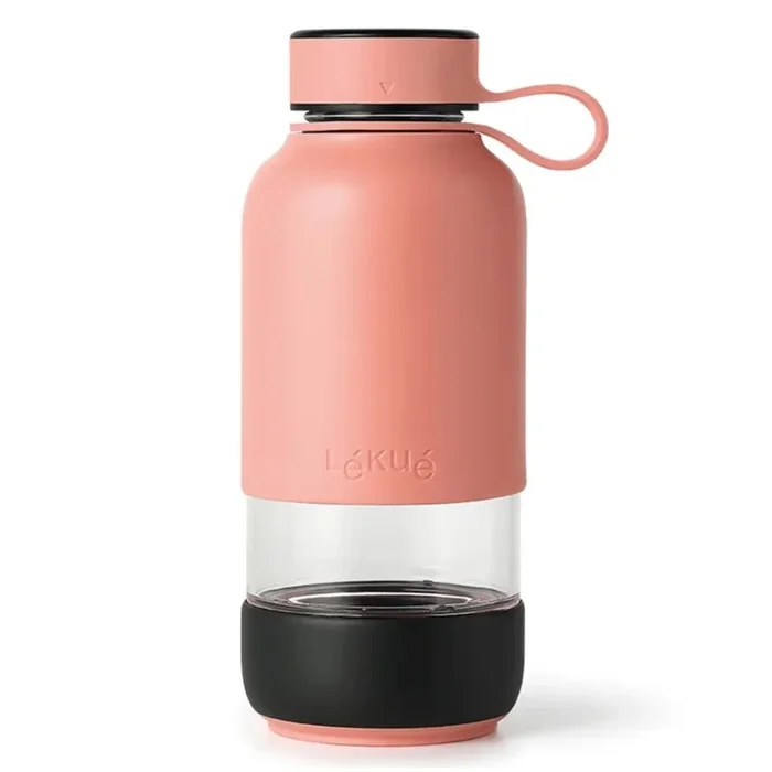 Borraccia BOTTLE TO GO 600 ml, corallo, Lékué