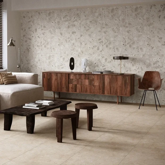 Brera Kaleido Avorio – Gres Porcellanato Effetto Graniglia 60×120 Rettificato