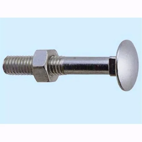 Bulloni testa tonda con dado – Misura mm. 6×35 Conf. 200 Pz