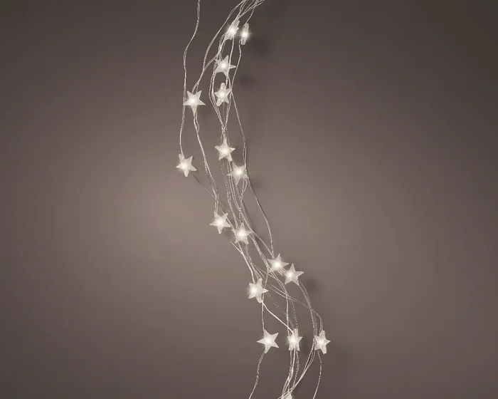 Cascata 90 Cm Silver 64 Led Warm White