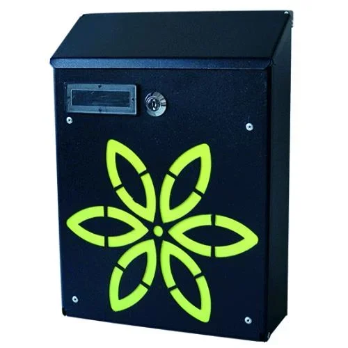Cassetta Postale ‘Margherita’ In Ferro Battuto Cm 21 X 8 X H 30