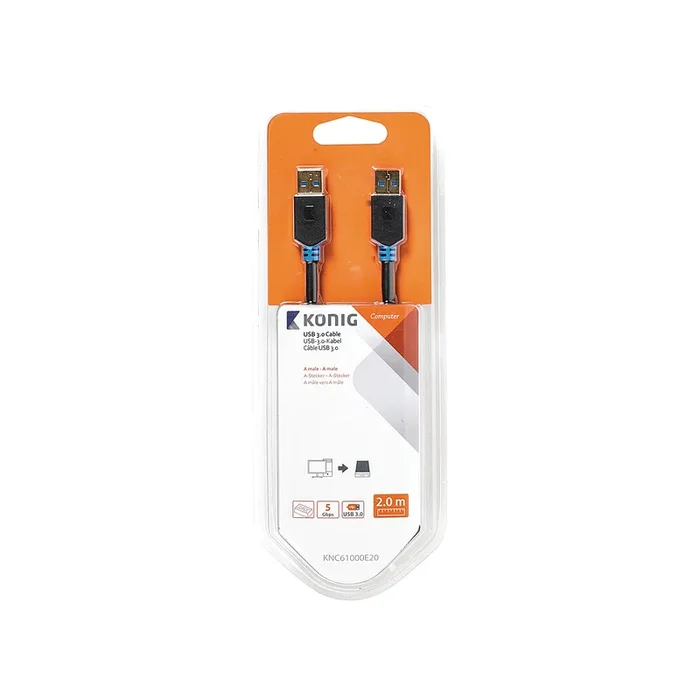 Cavo Usb 3,0 Maschio A – Maschio A 2m