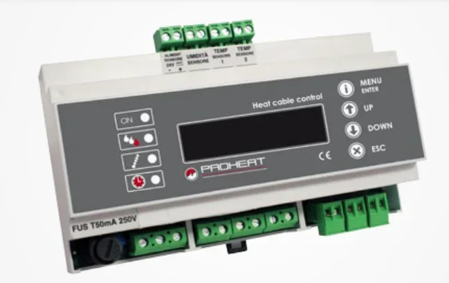CENTRALINA DI CONTROLLO HEAT CABLE CONTROL PER RISCALDAMENTO A PAVIMENTO HCC01
