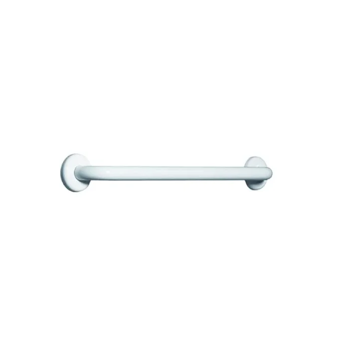 Corrimano Lineare K Design per Disabili – Acciaio Inox – Bianco – Da 30 a 100 cm – Portata 150 kg
