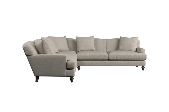 Deni Large Corner Sofa – Brera Linen Natural