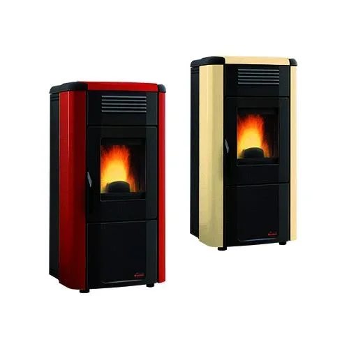 Extraflame Stufa A Pellet ‘Viviana Plus’ Colore Pergamena Potenza 11,1 Kw