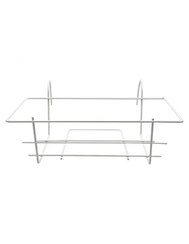Fioriera per balcone bianca da 40cm
