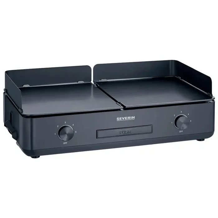 Griglia elettrica da tavolo PG 8569 SUAVE PLANCHA, nero, Severin