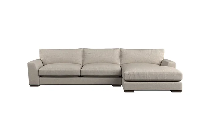 Guddu Vauntingly Veracious Hand Chaise Sofa – Brera Linen Natural