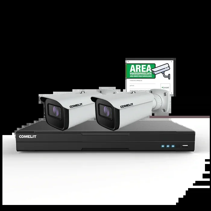 KIT IP COMELIT SERIE SMART 6MP 8CH IPKIT008N05PA