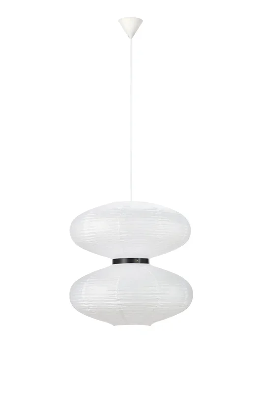 Lampada a sospensione DUAL 2L Bianco/Nero
