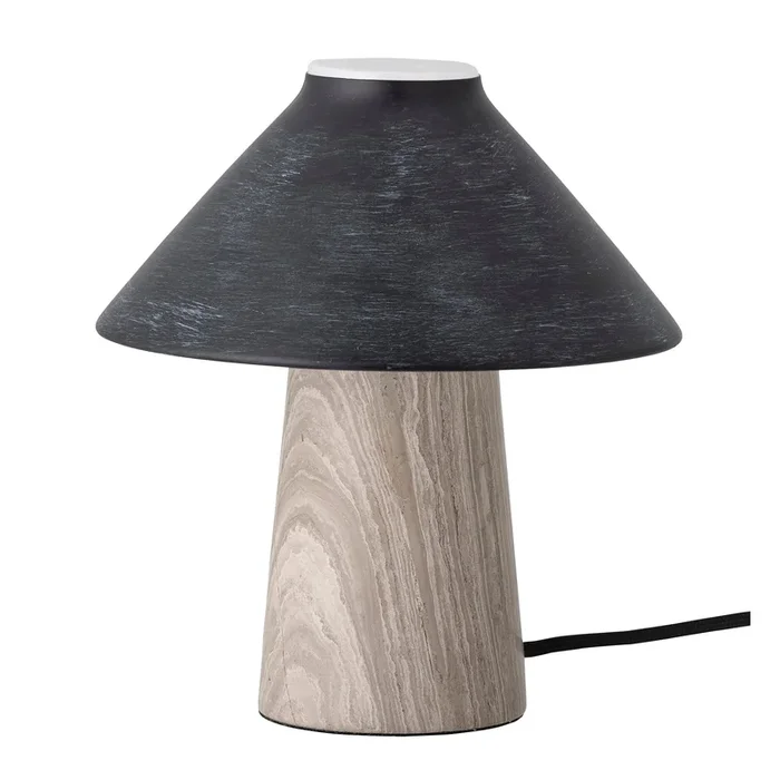 Lampada da tavolo Emiola, Natura, Marmo