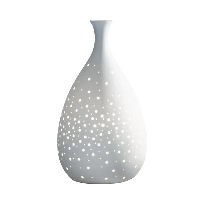 Lampada da tavolo in porcellana forata dal design moderno – 60W