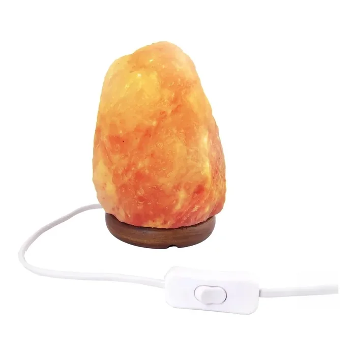 Lampada Di Sale Himalaya Purifica Ambiente Con Lampada 15w 4/6 Kg
