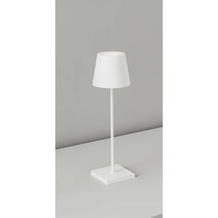 Lampada LED da Tavolo Ricaricabile da Esterno IP54 Bianca Dimmerabile