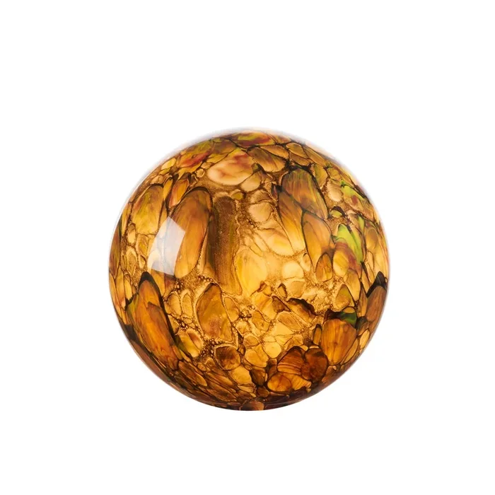 Lampada sfera di design in vetro decorato