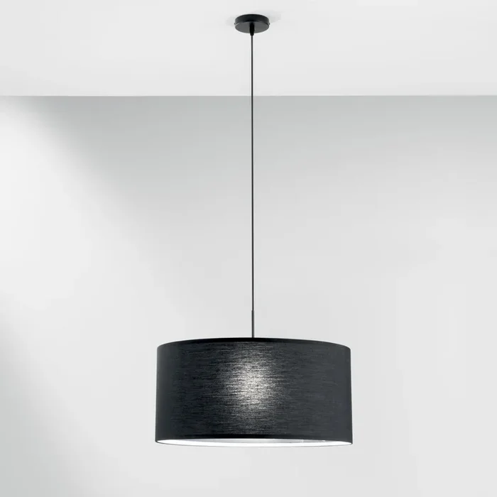 Lampadario CAPITAL a Sospensione Led(E27) 150×53 cm in Tessuto