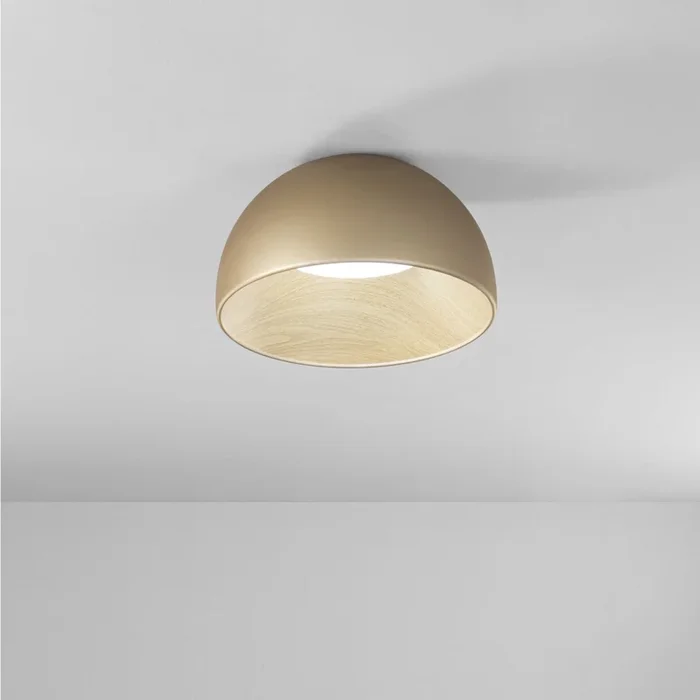 Lampadario COCO CCT 35 cm 30W in Legno a Soffitto