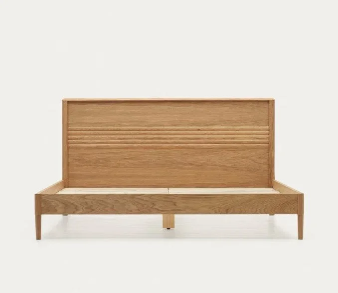 Letto Lenon in legno rovere per materasso 160 x 200 cm