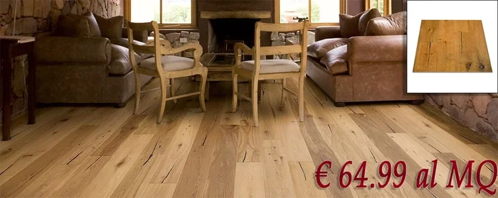 LOTTO STOCK MAXILISTONE 50MQ Rovere Spazzolato Oliato, serie Quercia Selvatica