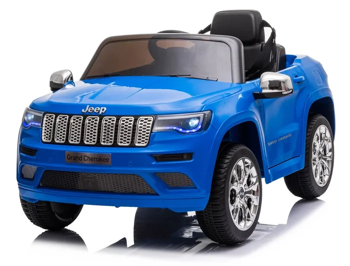 Macchina Elettrica per Bambini 12V con Licenza Jeep Grand Cherokee Blu