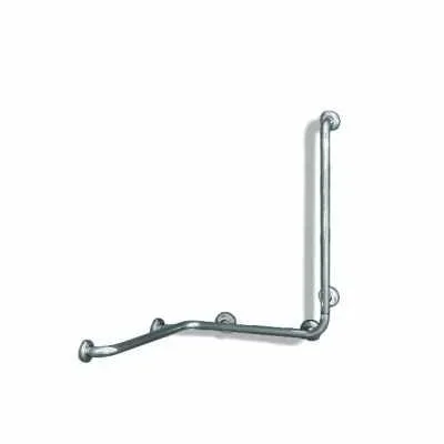Maniglia Angolare Verticale Laterale Universale 110 cm Inox Bianco