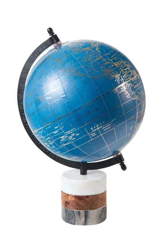 MAPPAMONDO – GLOBO BLU BASE MARMO