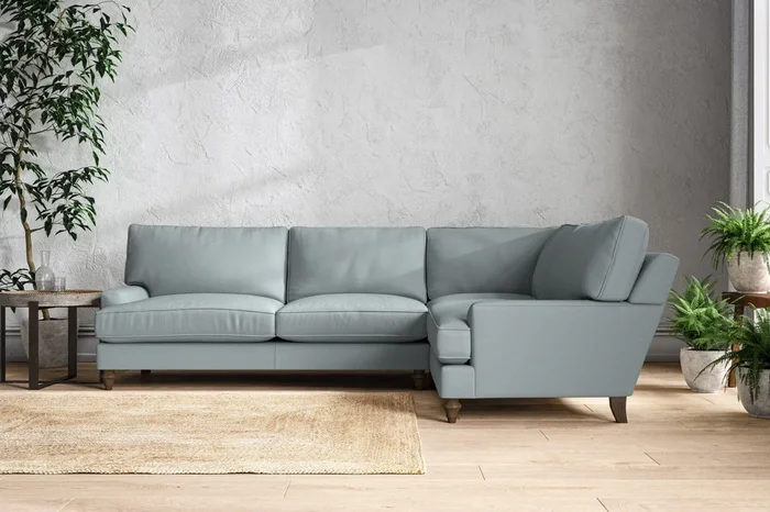 Marri Grand Right Hand Corner Sofa – Recycled Cotton Horizon