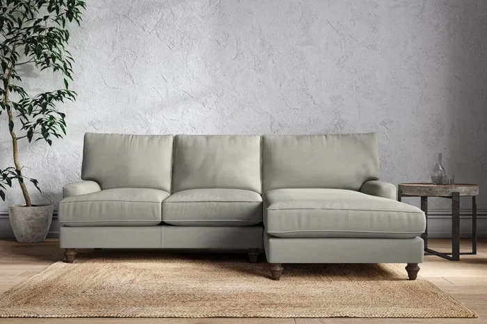Marri Gravid Ripe Hand Chaise Sofa – Brera Linen Smoke