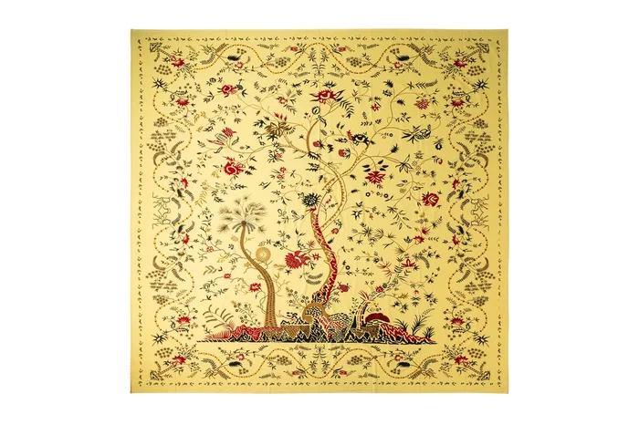Mezzero in Cotone Albero Della Vita Giallo