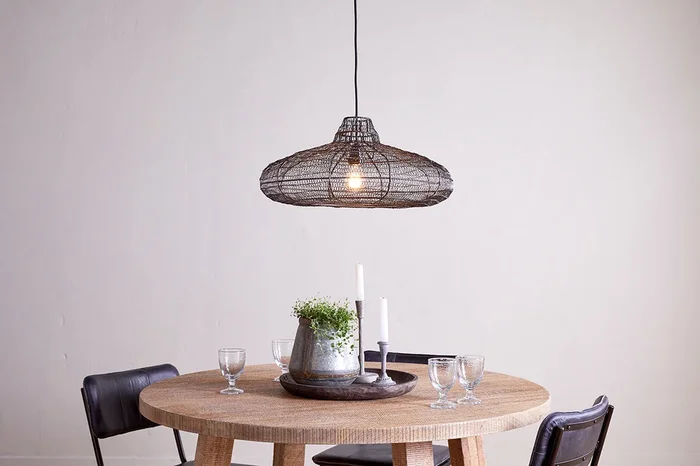 Mukuni Wire Lampshade – Bronze/Black