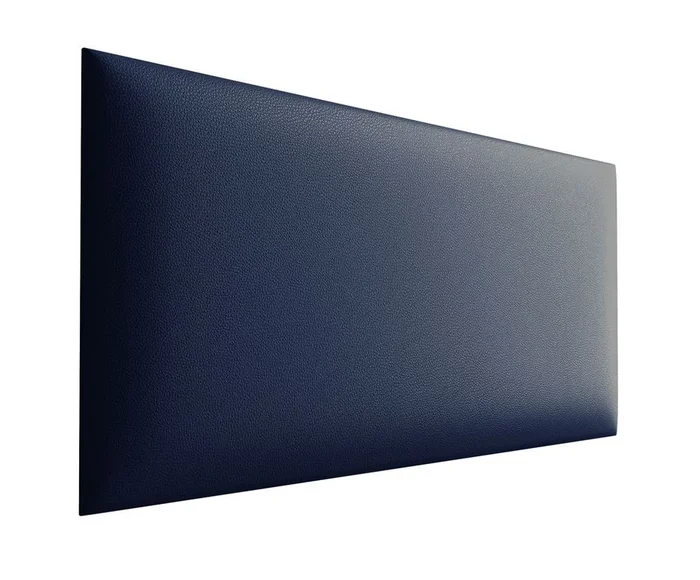 Pannelli imbottiti, set di 10, colore: antracite, rivestimento: similpelle, dimensioni: 70 x 30 cm