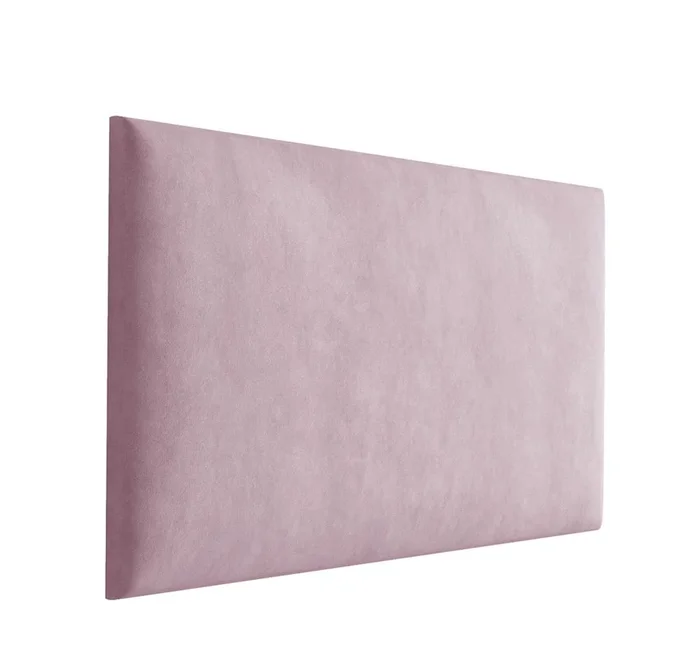 Pannelli per tappezzeria, set di 10, colore: rosa, rivestimento: velluto, dimensioni: 50 x 30 cm