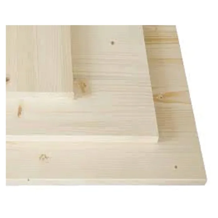 Pannello tavola in legno di abete lamellare spessore 18mm (200×25 cm)