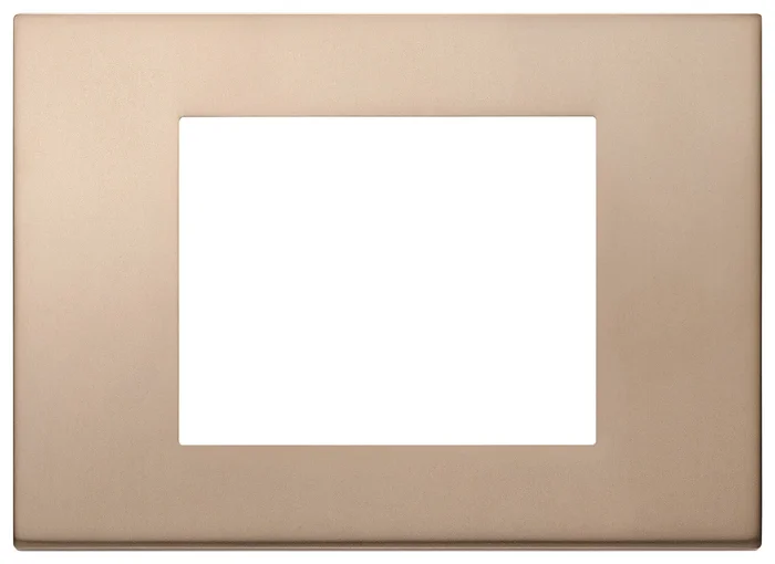 PLACCA 3 MODULI BRONZO VIMAR LINEA 30653.71