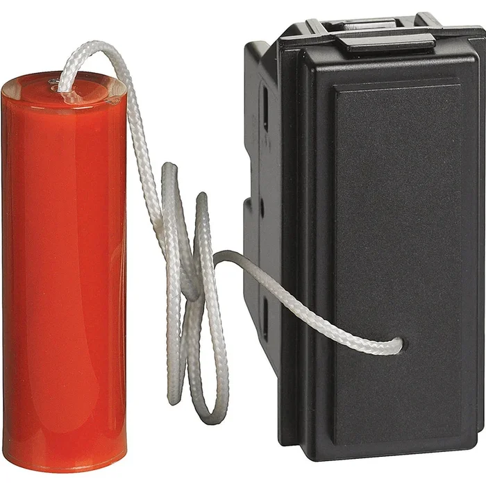 PULSANTE A TIRANTE BTICINO LIVING FORTHWITH 10A 250V 1P (NO) E 1P (NC) 1 MODULO NERO/SABBIA/BIANCO