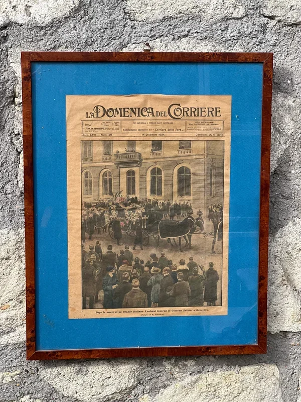 Rivista “La Domenica del Corriere ” incorniciata