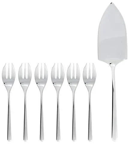 Sambonet Linear Set 6 forchette dolce e pala torta