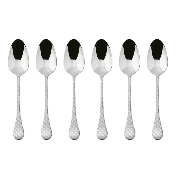 Sambonet Taormina Set 6 Cucchiaini Moka in Acciaio Inox