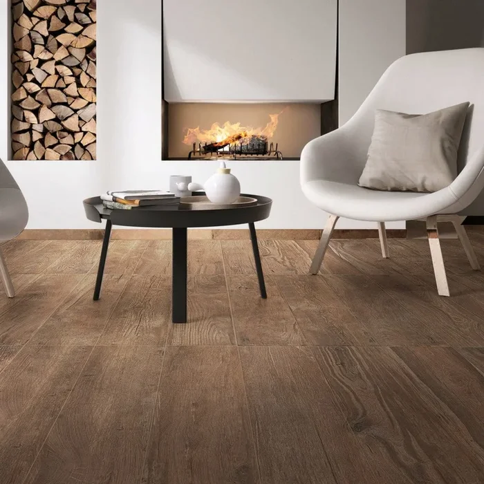 Savage Cognac – Gres Porcellanato Effetto Legno Anticato 20×120 Naturale