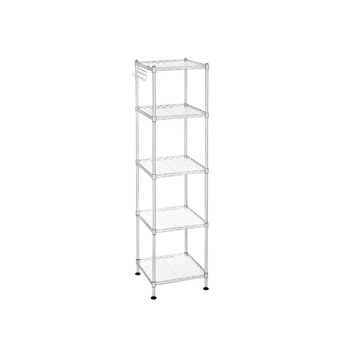 Scaffale da Bagno Color Argento