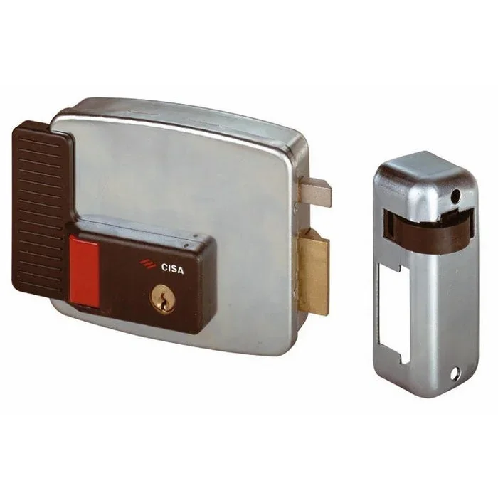 Serratura Elettrica da Applicare Cisa Art. 11731 Misura 80 mm Verso Dx