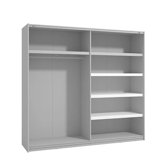 Set 3 ripiani, bianco, 5 x 107,5 x 46,5 cm, per armadi di larghezza 220 cm
